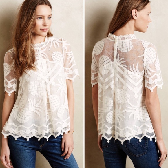 Anthropologie HD in Paris Pina top sz 2 - Picture 1 of 1
